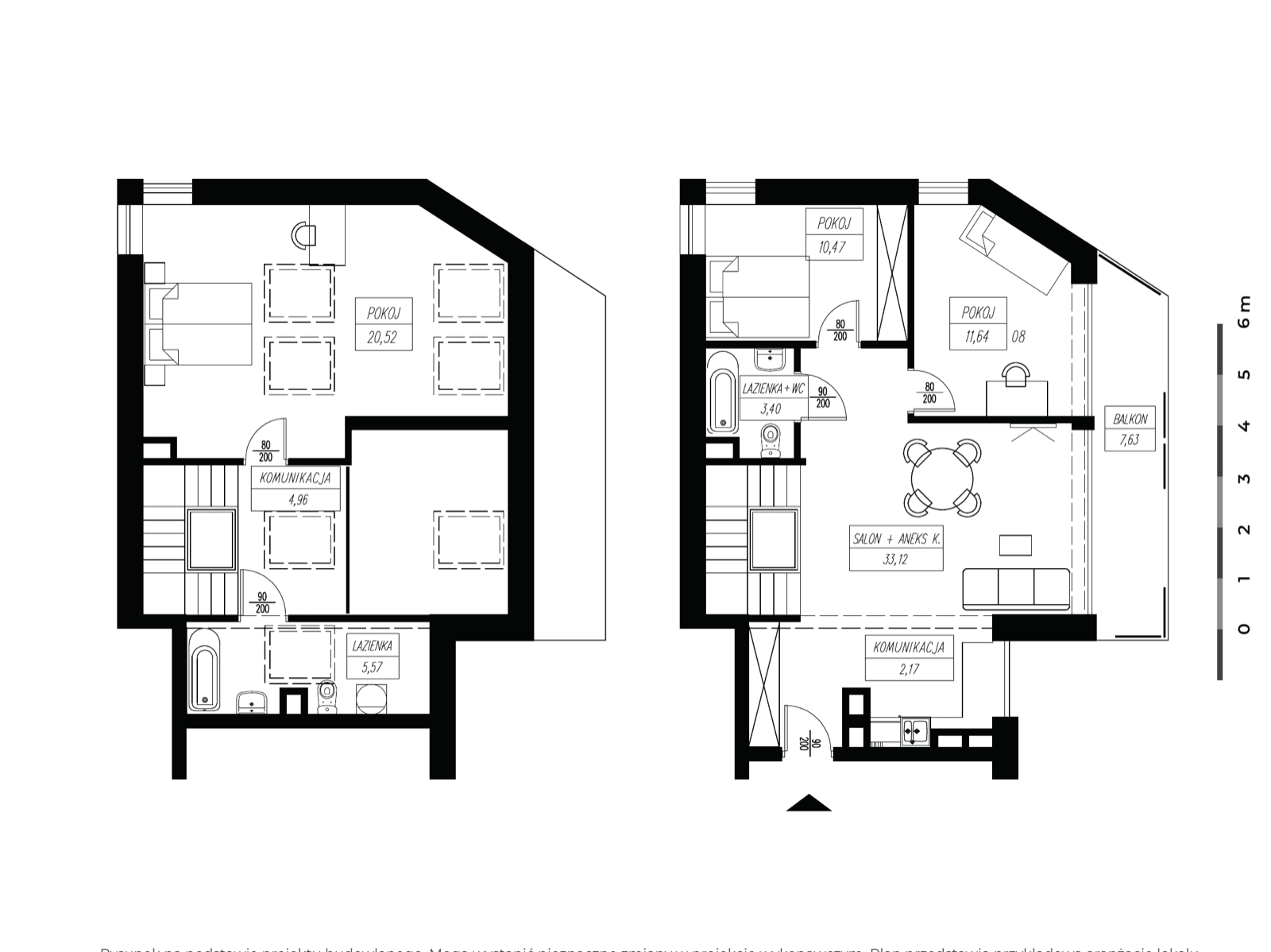 Apartament 4-pokojowy, 92 m² — Niecała Residence M15
