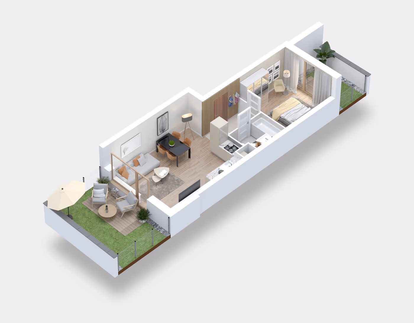 Mieszkanie 2-pokojowe, 42 m² — Nova Daliova B3.141