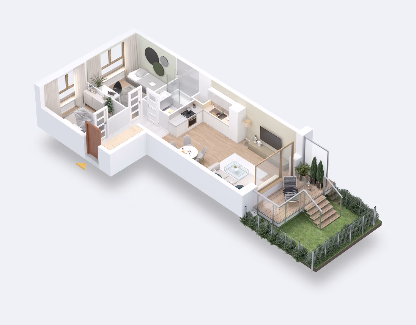 Mieszkanie 3-pokojowe, 56 m² — Nova Daliova B3.21